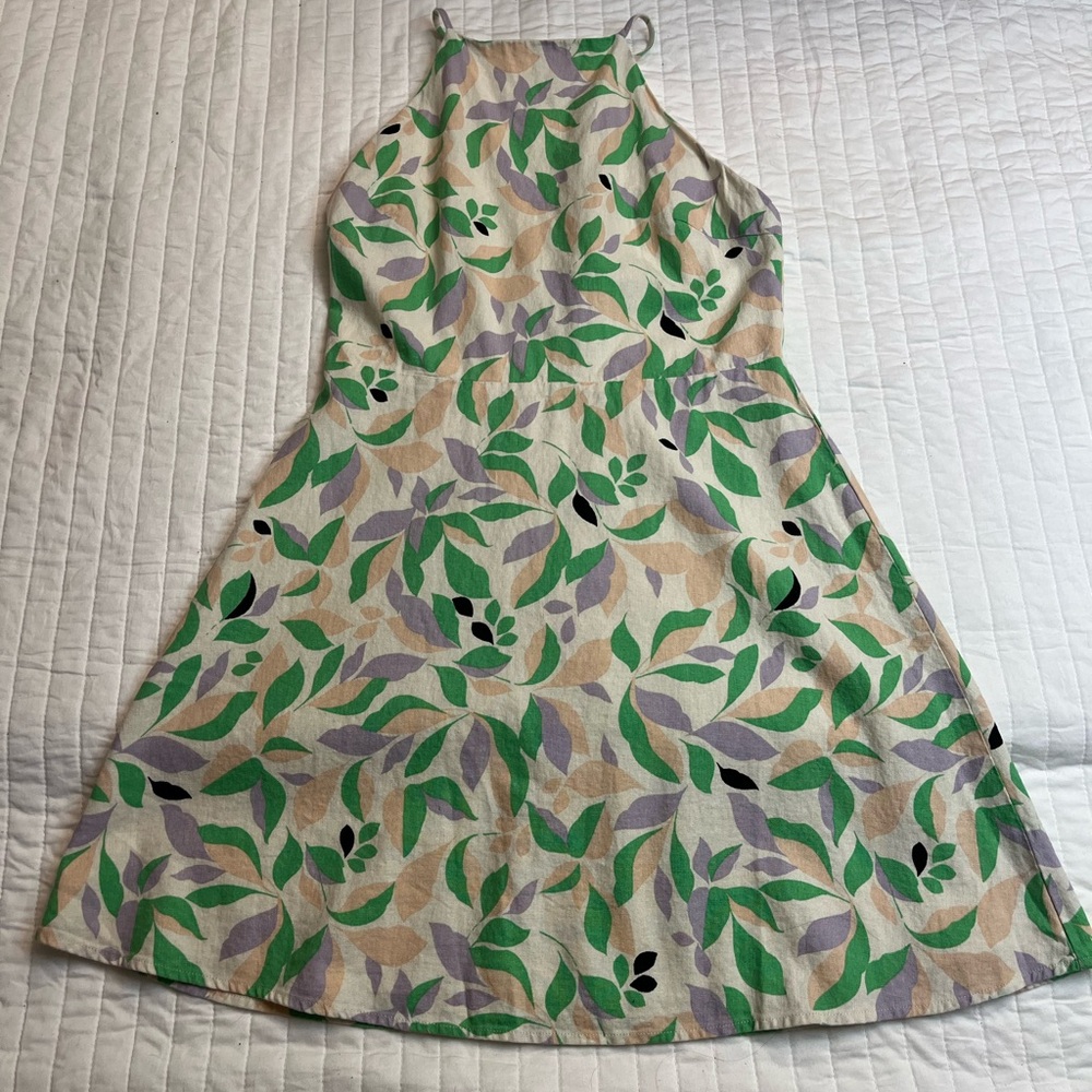 GB by Gianni boho floral print mini dress NWOT